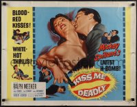 5s0445 KISS ME DEADLY style A 1/2sh 1955 Mickey Spillane, Robert Aldrich, Ralph Meeker as Mike Hammer