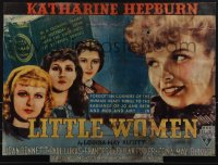 5s0448 LITTLE WOMEN 1/2sh 1933 Louisa May Alcott, Katharine Hepburn, Joan Bennett, Frances Dee!
