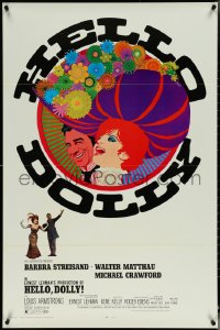 5s0921 HELLO DOLLY 1sh 1969 Barbra Streisand & Walter Matthau by Richard Amsel, Roadshow!
