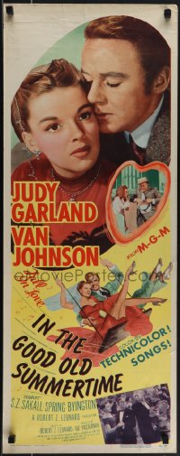 5s0544 IN THE GOOD OLD SUMMERTIME insert 1949 Judy Garland, Van Johnson & Buster Keaton!