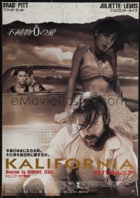 5s0700 KALIFORNIA Japanese 1994 bearded Brad Pitt, sexy Juliette Lewis, David Duchovny