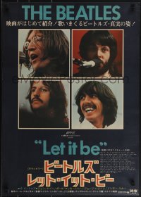 5s0710 LET IT BE Japanese 1970 Beatles, John Lennon, Paul McCartney, Ringo Starr, George Harrison!
