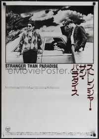 5s0764 STRANGER THAN PARADISE Japanese 1986 Jim Jarmusch, John Lurie, Eszter Balint in car!
