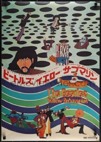 5s0777 YELLOW SUBMARINE Japanese 1968 Beatles John, Paul, Ringo, George, different psychedelic art!