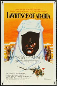 5s0066 LAWRENCE OF ARABIA S2 poster 2001 David Lean, great silhouette art of Peter O'Toole!