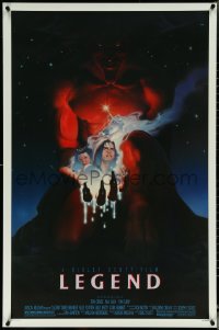 5s0955 LEGEND 1sh 1986 Tom Cruise, Mia Sara, Tim Curry, Ridley Scott, cool Blackshear fantasy art!
