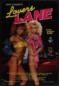 5s0968 LOVERS LANE video/theatrical 24x36 1sh 1986 Barbara Dare, Stacey Donovan, sexy & ultra rare!
