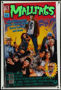 5s0972 MALLRATS 1sh 1995 Kevin Smith, Snootchie Bootchies, Stan Lee, comic artwork by Drew Struzan!