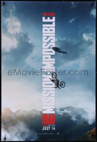 5s0985 MISSION: IMPOSSIBLE DEAD RECKONING PART ONE teaser DS 1sh 2023 Tom Cruise performing stunt!