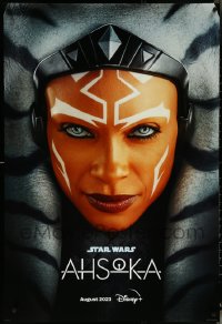 5s0152 AHSOKA DS tv poster 2023 Walt Disney, close-up of Rosario Dawson in the title role as Tano!