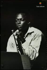 5s0160 APPLE 24x36 advertising poster 1998 great image of Miles Davis with a trumpet!