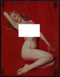 5s0407 MARILYN MONROE 2-sided 16x21 special poster 1980s Moran's Vision and Red Velvet!