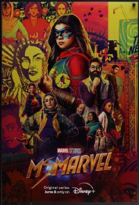 5s0157 MS. MARVEL DS tv poster 2022 Walt Disney Marvel comics, Iman Vellani and top cast montage!