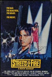 5s0134 STREETS OF FIRE English 1sh 1984 Walter Hill, the bad, the beautiful, the brave, the music!
