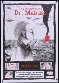5s0236 TESTAMENT OF DR. MABUSE Swedish R2022 Fritz Lang, Kolbeinn Karlsson art, NonStop Timeless!