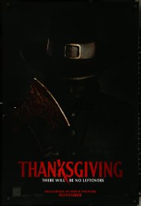 5s1091 THANKSGIVING teaser DS 1sh 2023 based on mock-trailer from the 2007 Grindhouse double feature!