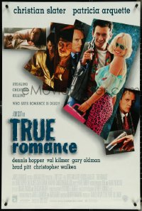 5s1104 TRUE ROMANCE 1sh 1993 Christian Slater, Patricia Arquette, by Quentin Tarantino!