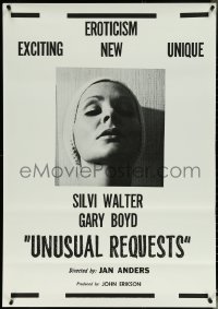 5s0011 UNUSUAL REQUESTS 1sh 1968 Nick Millard, Silvi Walter in exciting new eroticism, ultra rare!