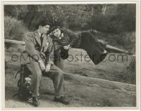 5t1356 IT HAPPENED ONE NIGHT 8x10 still 1934 Clark Gable & Claudette Colbert in hitchhiking scene!