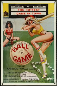5t0827 BALL GAME 1sh 1980 beavers vs. dicks, hottest game in town, Candida Royalle as Lolita!