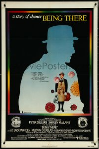 5t0832 BEING THERE style B 1sh 1980 silhouette of Peter Sellers, directed by Hal Ashby!