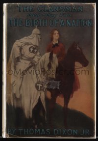 5t1316 BIRTH OF A NATION Grosset & Dunlap movie edition hardcover book 1915 D.W. Griffith, Clansman