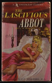 5t1292 LASCIVIOUS ABBOT paperback book 1967 a true transvestite or merely a wolf in she's clothing!