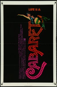 5t0862 CABARET 1sh 1972 Liza Minnelli in Nazi Germany, directed by Bob Fosse, Joseph Caroff art!