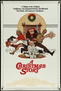 5t0872 CHRISTMAS STORY NSS style 1sh 1983 classic Christmas movie, art by Robert Tanenbaum!