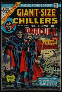 5t0245 GIANT-SIZE DRACULA Giant Size #1 comic book 1974 1st appearance & origin of Lilith, Romita art