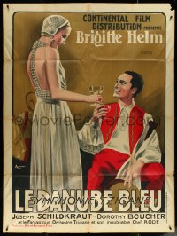 5t0135 BLUE DANUBE French 1p 1932 sexy Brigitte Helm w/ gypsy lover Joseph Schildkraut, ultra rare!
