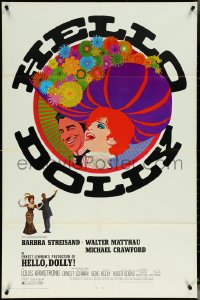 5t0979 HELLO DOLLY 1sh 1969 Barbra Streisand & Walter Matthau by Richard Amsel, Roadshow!