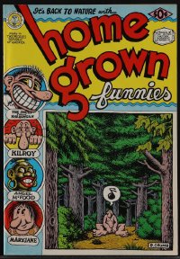 5t0296 HOME GROWN FUNNIES 6th printing #1 underground comix 1972 Robert Crumb art & stories!