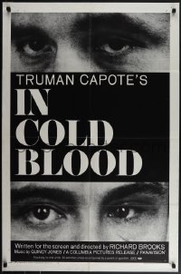 5t0997 IN COLD BLOOD 1sh 1968 Richard Brooks, Robert Blake, Scott Wilson, Truman Capote!