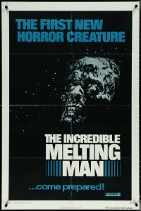 5t1000 INCREDIBLE MELTING MAN 1sh 1977 AIP, gruesome image of the first new horror creature!