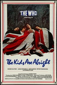 5t1013 KIDS ARE ALRIGHT 1sh 1979 Jeff Stein, Roger Daltrey, Peter Townshend, The Who, rock & roll!