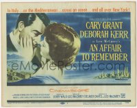 5t0583 AFFAIR TO REMEMBER TC 1957 art of Cary Grant about to kiss Deborah Kerr, Leo McCarey classic!