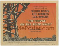 5t0586 BRIDGE ON THE RIVER KWAI TC 1958 William Holden, Alec Guinness, David Lean WWII classic!