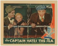 5t0617 CAPTAIN HATES THE SEA LC 1934 Victor McLaglen, John Gilbert, Wynne Gibson, ultra rare!