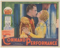 5t0623 COMMAND PERFORMANCE LC 1931 romantic close up of Neil Hamilton & pretty Una Merkel, rare!