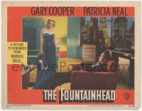 5t0651 FOUNTAINHEAD LC #6 1949 Patricia Neal learns Gary Cooper's true identity after he rapes her!