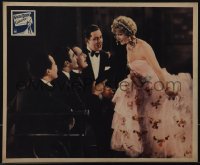 5t0030 CABARET jumbo LC 1927 great close up of pretty Gilda Gray with Tom Moore & suitors, rare!