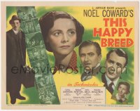 5t0600 THIS HAPPY BREED TC 1947 David Lean directed, Newton, Mills, & Celia Johnson, ultra rare!