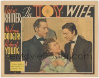 5t0697 TOY WIFE LC 1938 Luise Rainer cannot live without love, Melvyn Douglas & Robert Young!