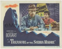 5t0700 TREASURE OF THE SIERRA MADRE LC #4 1948 Robert Blake tells Bogart he has the winning ticket!