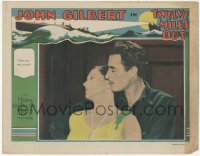 5t0704 TWELVE MILES OUT LC 1927 suave John Gilbert asks Joan Crawford to say the word, ultra rare!