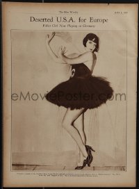 5t0006 LOUISE BROOKS/MARY PICKFORD English magazine page 1929 Follies Girl & World's Sweetheart!