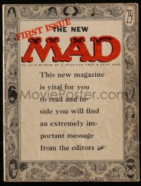 5t0390 MAD #24 magazine July 1955 historic first magazine issue ever, Bill Gaines & Harvey Kurtzman!