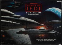 5t0021 RETURN OF THE JEDI art portfolio 1983 20 prints with cool production art by Ralph McQuarrie!