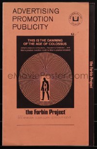 5t0551 COLOSSUS: THE FORBIN PROJECT pressbook 1970 the day man built himself out of existence!